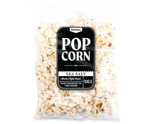 Popcorn Zout 100 gram