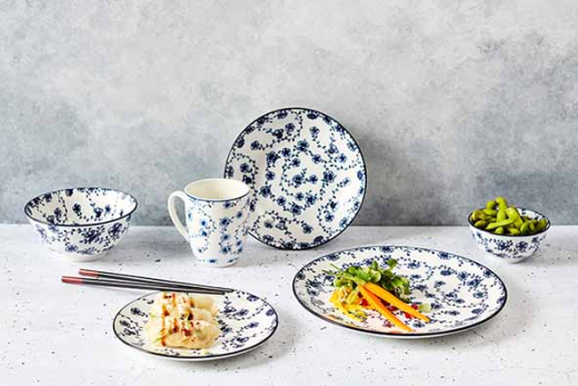 Flor Azul Kommetje Set Van 4