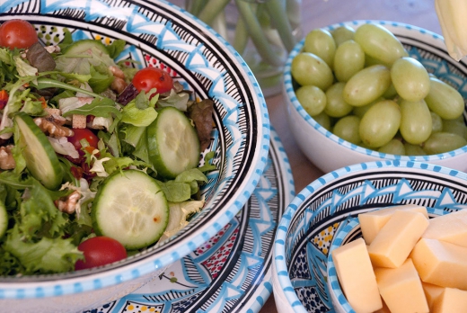 Schaaltje turquoise blue 10 cm