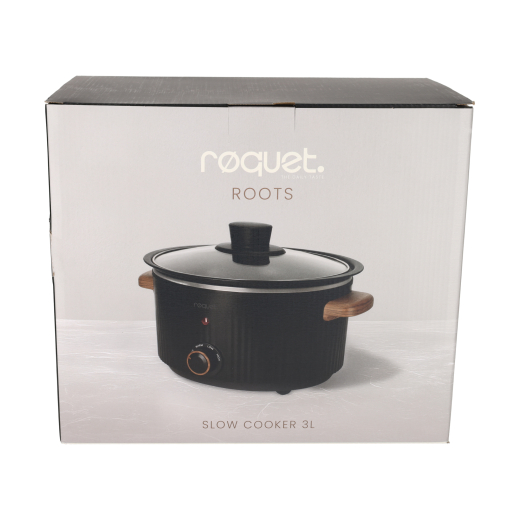 Slowcooker 3L Roots Zwart