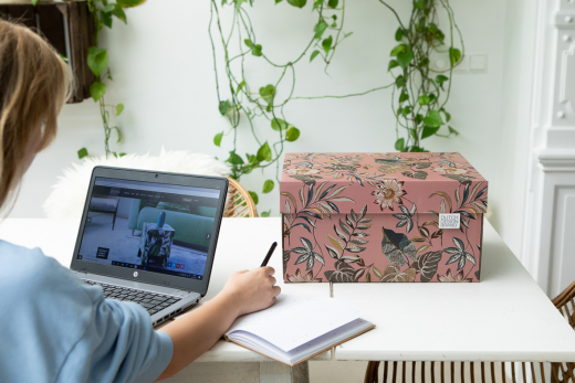 Dutch Design Storage Box 'Floral Garden' NEW