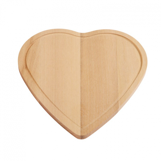 Snijplank wooden heart hout