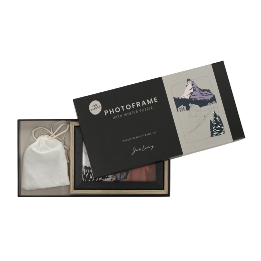 Fotolijst met Puzzel Winter