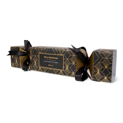 Geurkaarsen In Party Cracker Wit/Zwart