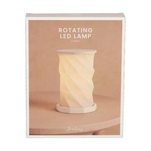Roterende LED Lamp Steengrijs
