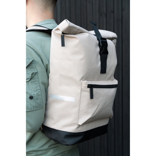 Simply Green Fiets Rugtas RPET Taupe