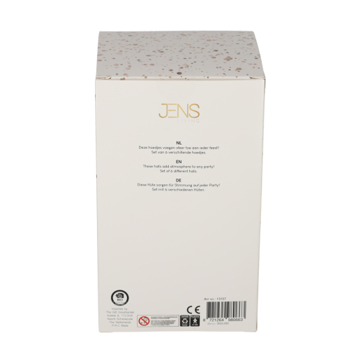 Feesthoedjes 6 stuks