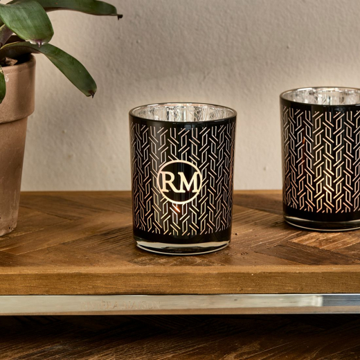 Theelichthouder RM Button Votive Black
