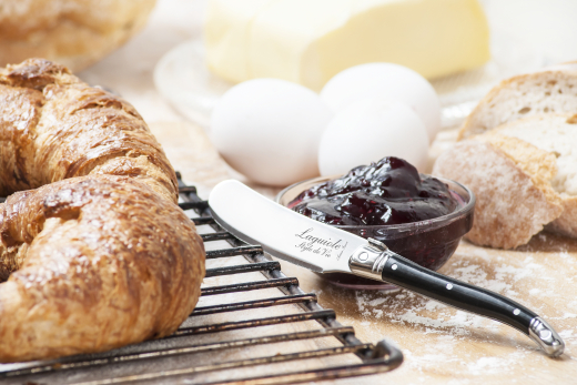 Laguiole botermessen zwart