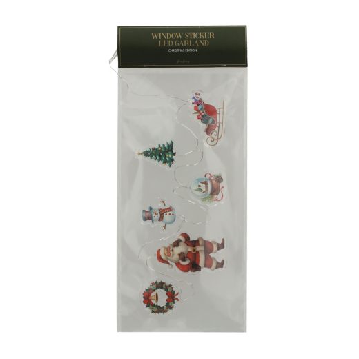 LED Raamsticker Slinger Kerst