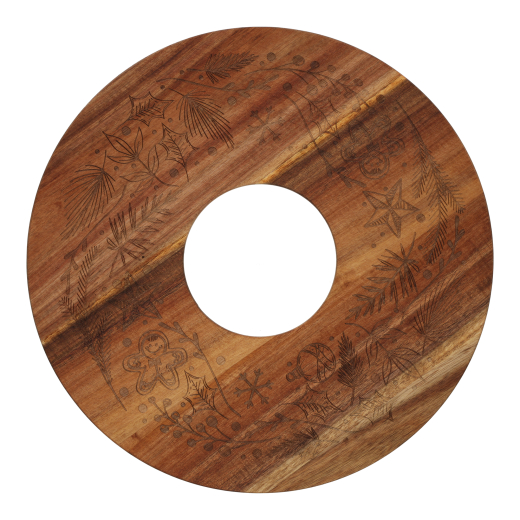 Houten Serveer Ring