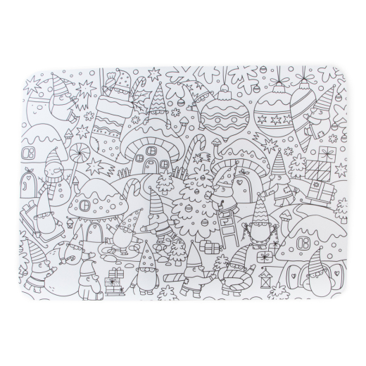 Kleurplaat Placemats 2 stuks