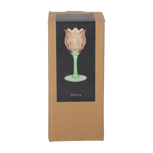 Theelichthouder Tulp Oranje Large