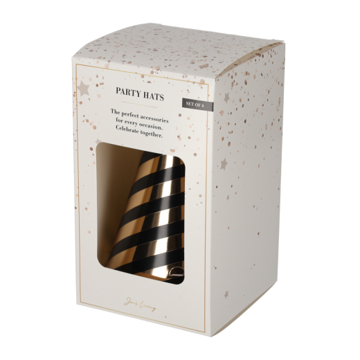 Feesthoedjes 6 stuks