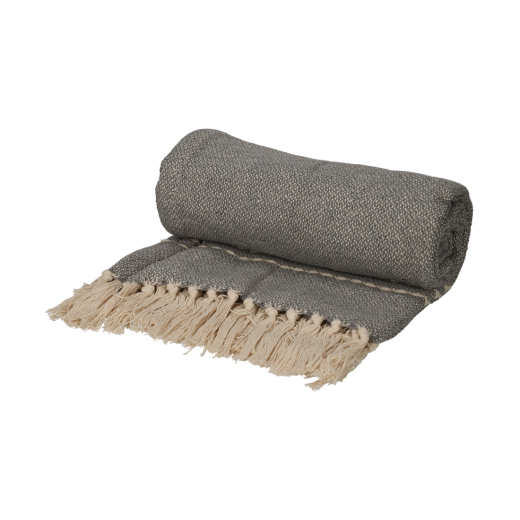 Recycled Cotton Plaid Juul Grijs