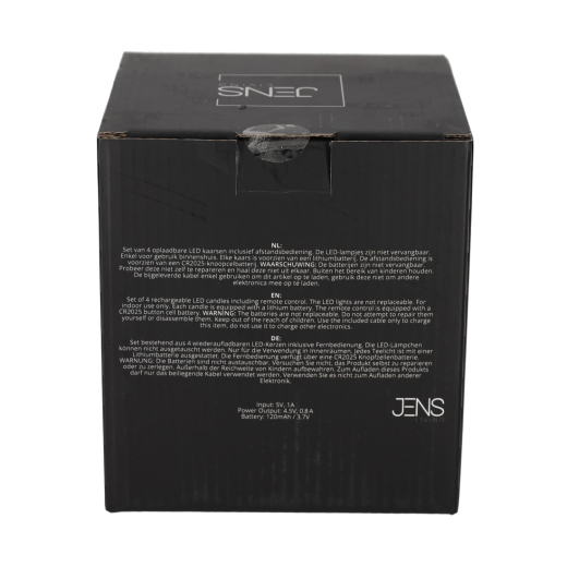 Oplaadbare LED Kaarsen set van 4