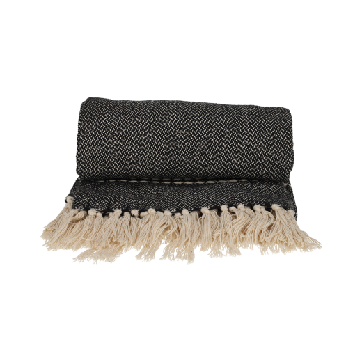 Recycled Cotton Plaid Juul Zwart