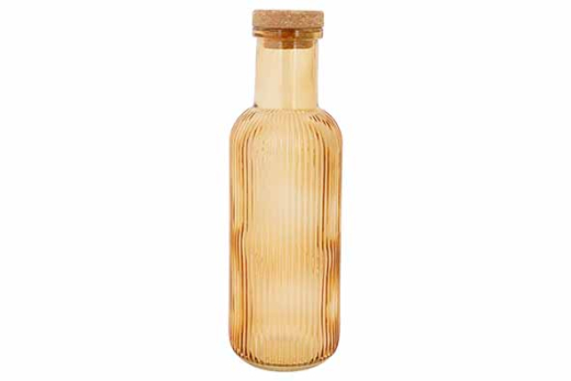 Raya Fles Oker 1 Liter met kurk