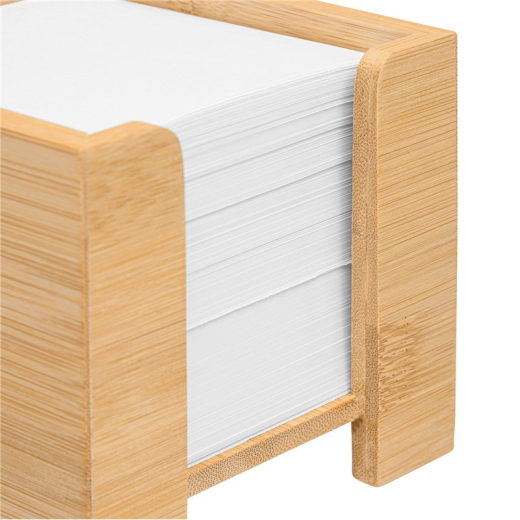 Notitieblocbox never forget bamboo