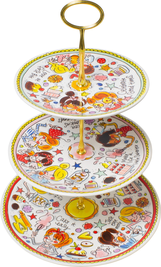 Etagère tea & cookies Even Bijkletsen