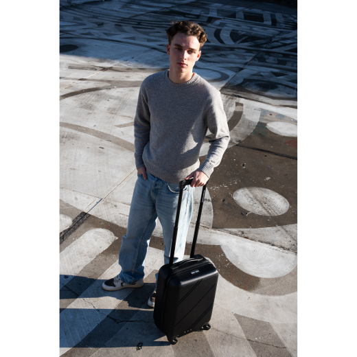 NL Travel Green Cabin Trolley RPET Zwart