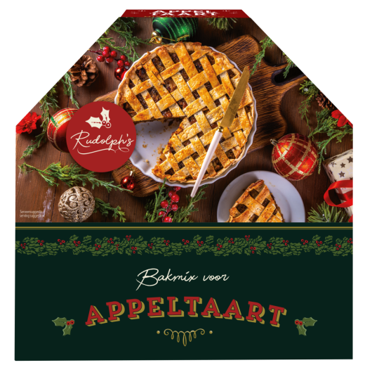 Appeltaartmix in bakvorm