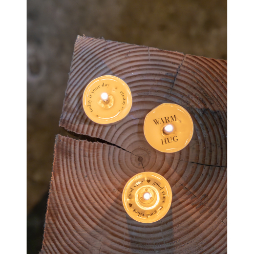 Secret Message Theelichten set van 8