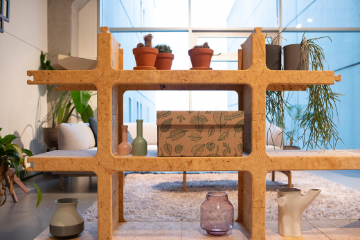 Dutch Design Storage Box 'Natural Leaves'