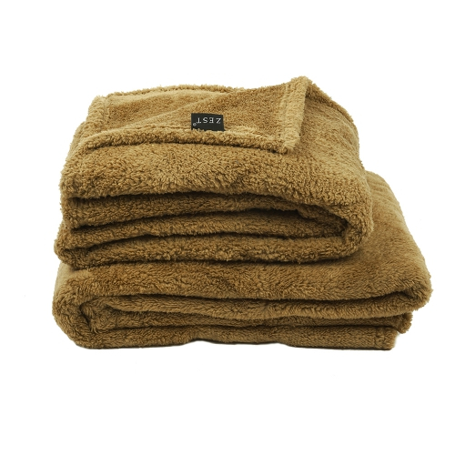 Plaid Wellsoft 140*180 Cognac