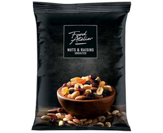 Noten / Rozijnenmix ongezouten 100 gram