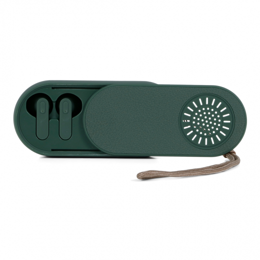 2-in-1 Earbuds & Speaker Groen