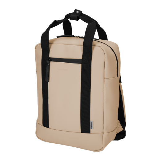 Dull PU Rugtas Eco Lining Taupe