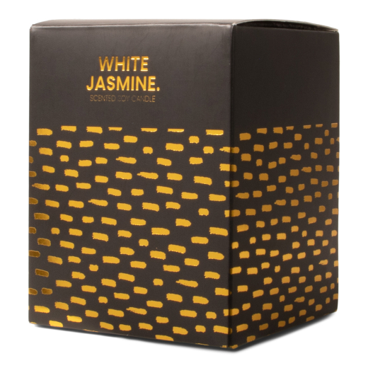 Geurkaars White Jasmine Zwart