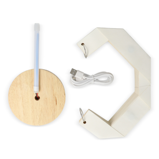 Opvouwbare Origami LED lamp Luna