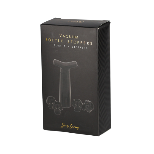 Vacuüm Flessenstoppers set van 4
