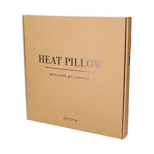 Living Warmtekussen RPET 40x40 Donkergrijs