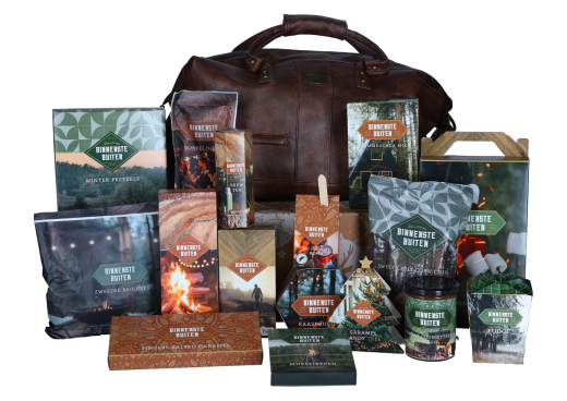 Kerstpakket Binnenstebuiten met Luxe Reistas