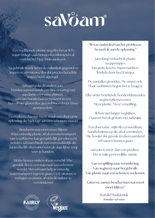 Starterspakket saVoam zwart