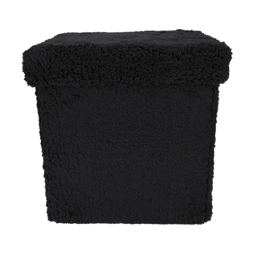 Opvouwbare Poef Teddy Zwart