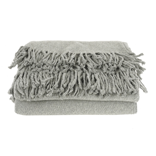 Plaid RECYCLED 130*170 Lichtgrijs