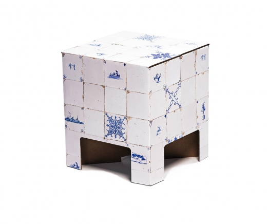 Dutch design chair dutch tiles