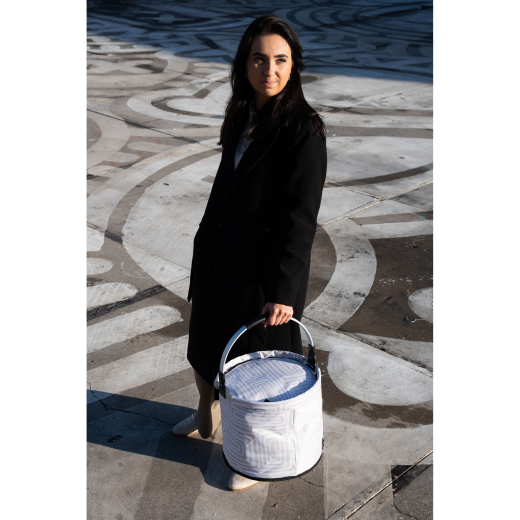 Ronde Koeltas Liz Taupe