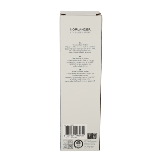 Thermofles Hamar 700ML Zwart