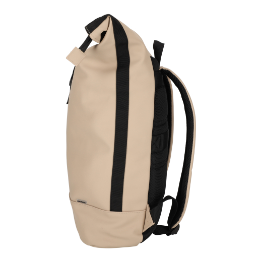 NL Dull PU Rol Rugtas Eco Lining Taupe