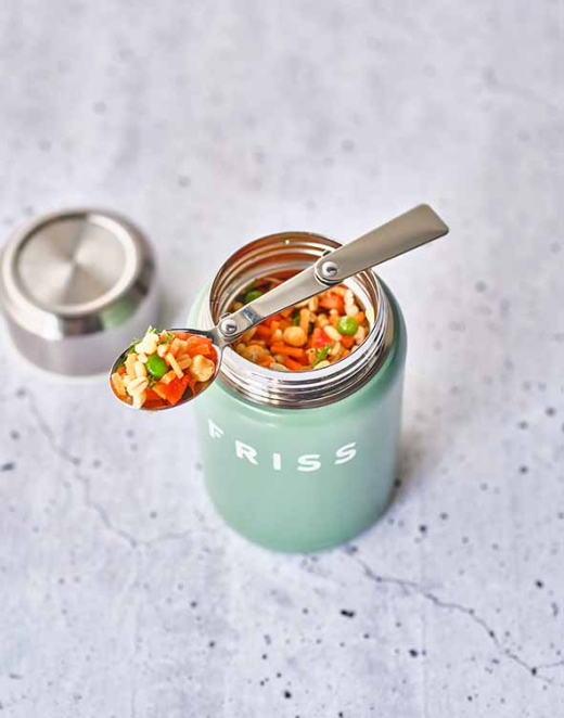 Friss Voedseldrager Rvs 0.5 Liter Groen