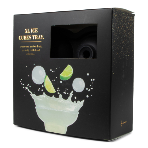 IJsblokjesvorm Bollen XL Zwart