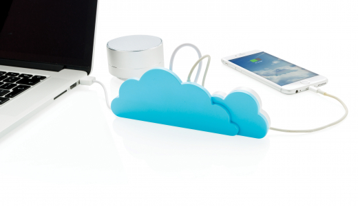 Cloud hub, blue