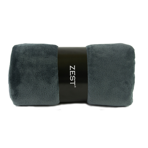 Fleeceplaid Flanel Donkergrijs