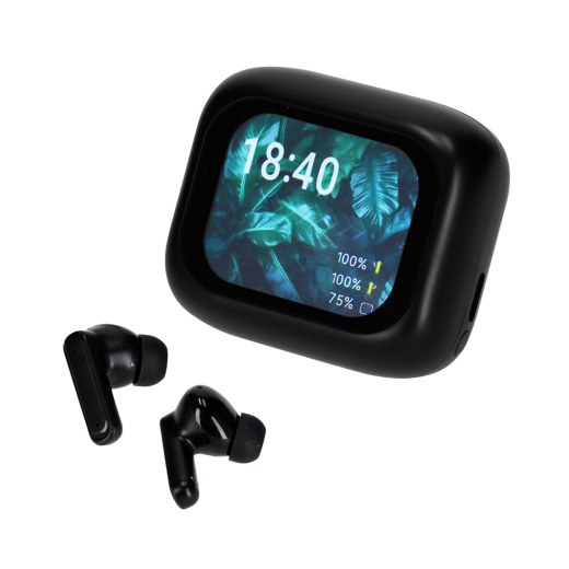 ANC/ENC Display Earbuds Jade Zwart