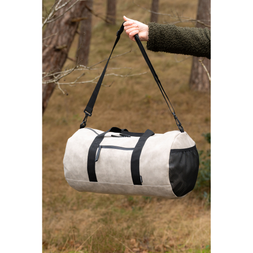 Nubuck Duffeltas Taupe